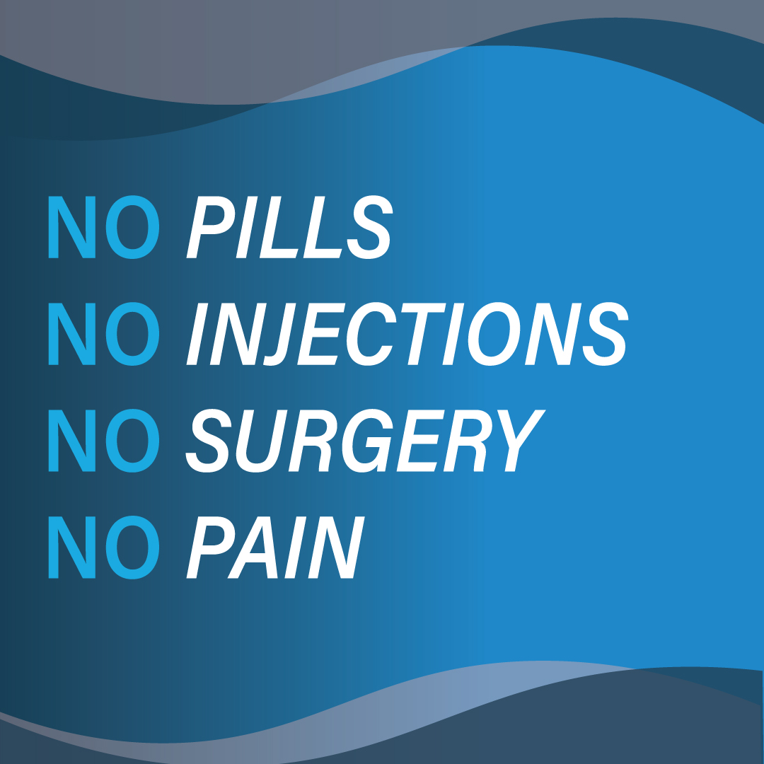 No pills no injections no surgery no pain
